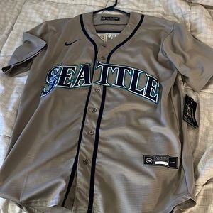 Ken Griffey Jr Gray Baseball Jersey Adult S